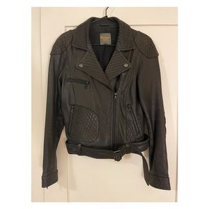Madewell Leather Bomber Jacket